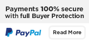 All payments are 100% secure with buyer protection